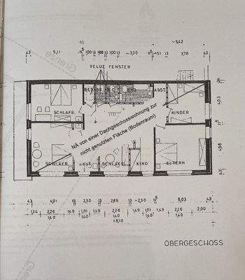 Obergeschoss (Bodenraumnutzung)