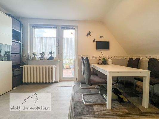 Küche mit Dachterrasse im OG