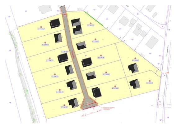 Lageplan mit Gebäuden