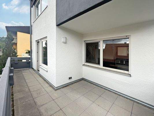 Balkon zum Wohnbereich