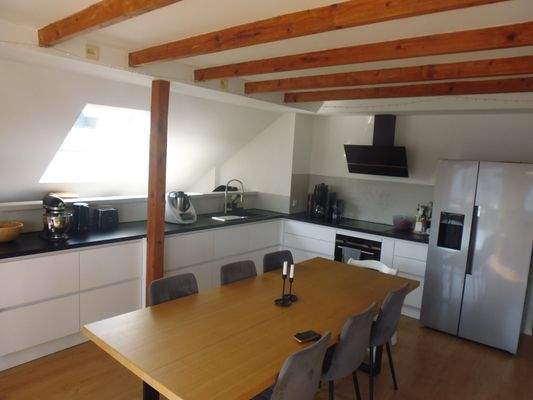 Essbereich/Küche im Dachgeschoss