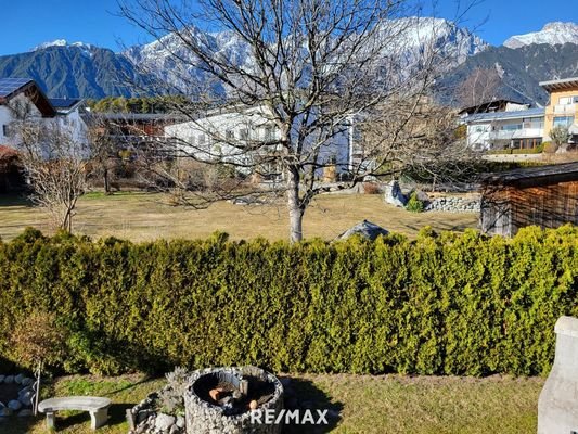 Ausblick in den Garten
