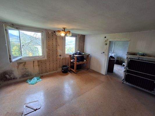 sanierungsfähige Räume im ehemaligen Bauernhaus