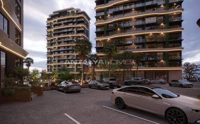 Flats with Large Spaces in Mersin with Nature and Sea Views