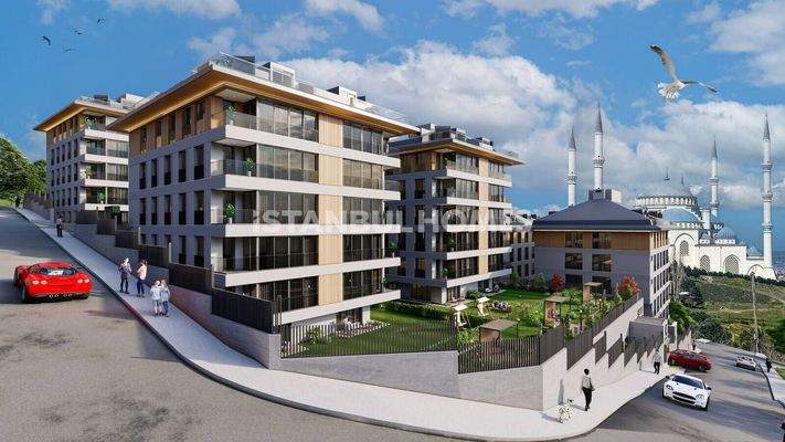 City-View Flats with Horizontal Architecture in Istanbul Uskudar