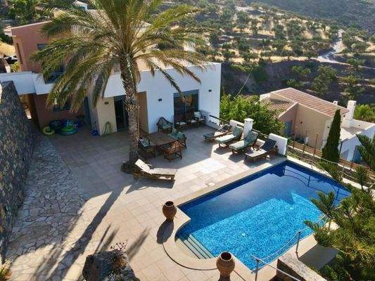 Kreta, Mochlos: Atemberaubende Villa mit Meerblick zu verkaufen