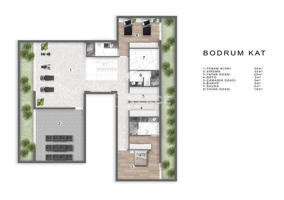 House with a Garden and a Pool Close to the Sea in İzmir Çeşme