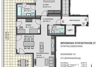 Grundriss 2 OG WHG 13