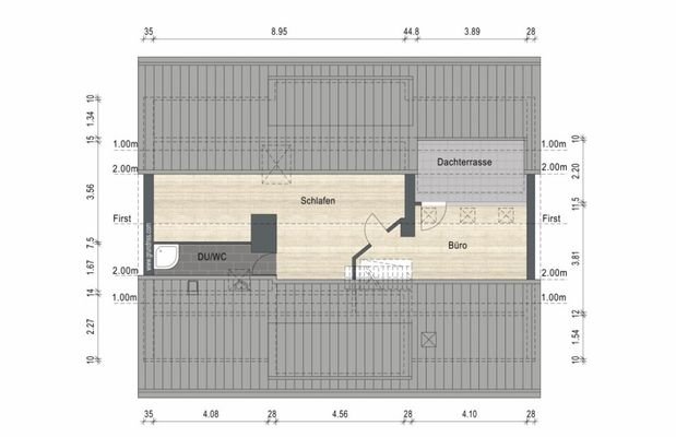 Grundriss Ebene 2