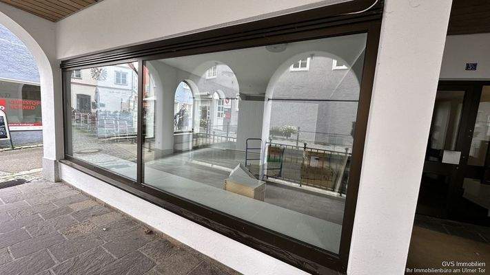 Ansicht Schaufenster