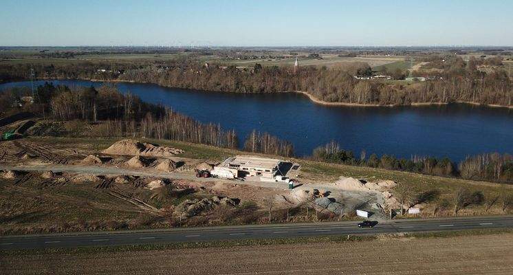 Erstes Haus wird errichtet