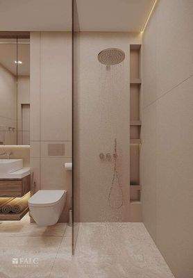 Badezimmer mit Dusche