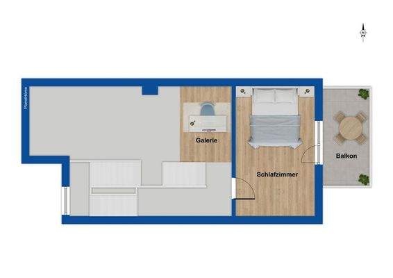 Grundriss 1. OG - Level 1