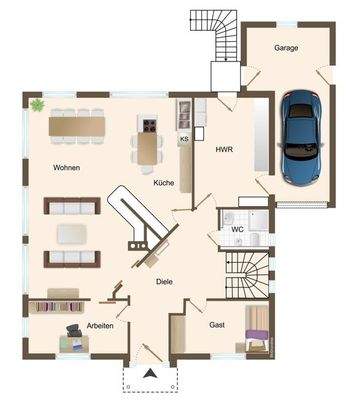 Grundriss Erdgeschoss