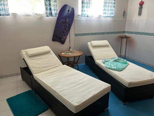 Wellnessbereich im Keller