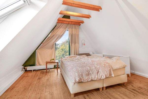 Schlafbereich im Dachgeschoss