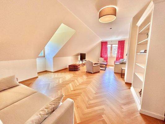 Wohnbereich im Dachgeschoss