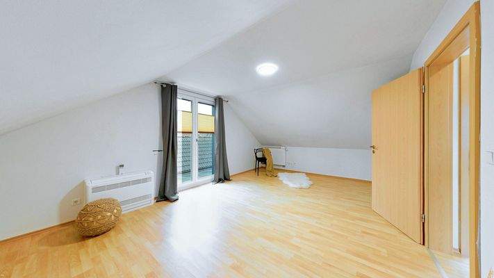Schlafzimmer im Dachgeschoss