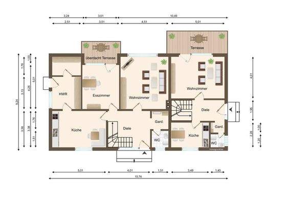 Grundriss Erdgeschoss