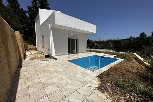 Kreta, Kalamitsi Alexandrou: Charmantes Haus mit 2 Schlafzimmern, privatem Pool und Bergblick