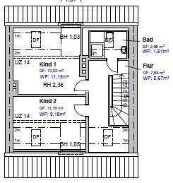 Grundriss Dachgeschoss