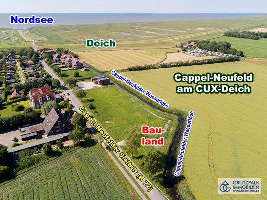 Bauland: nah zum Nordseedeich