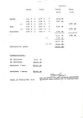 Wohnflächenberechnung S2