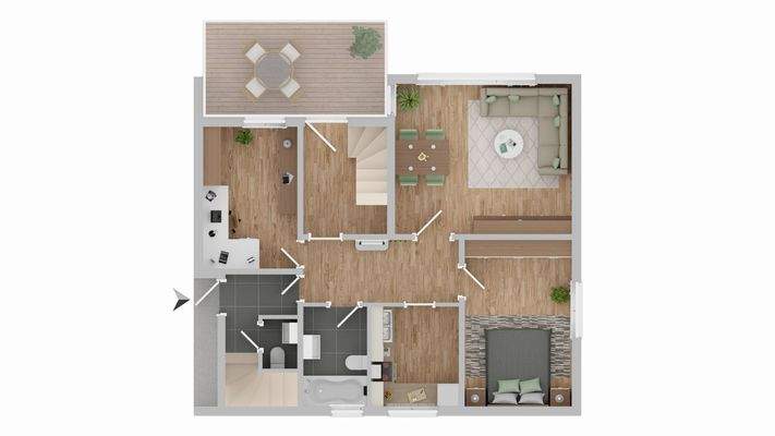 Grundriss Erdgeschoss