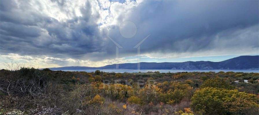 Das Baugrundstück mit einer Fläche von 969 m² 