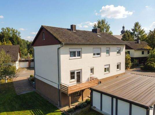 Rückansicht des Hauses