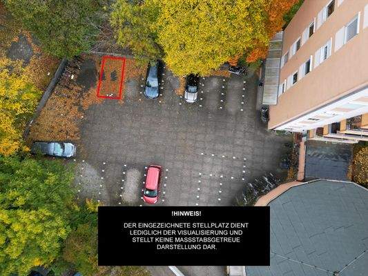 Stellplatz Luftaufnahme