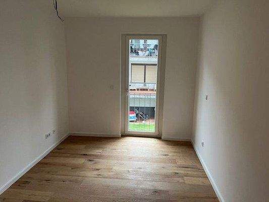 Blick in das Schlafzimmer