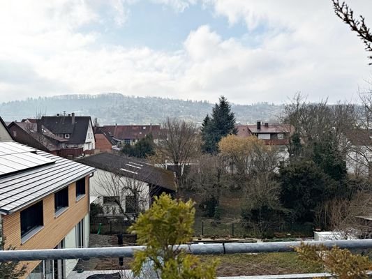 Aussicht aus dem Balkon