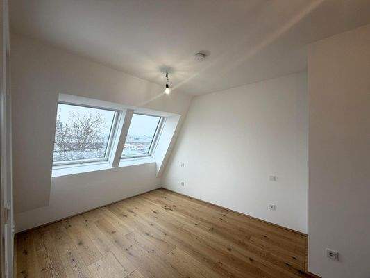 Schlafzimmer / klimatisiert mit Terrassenausgang