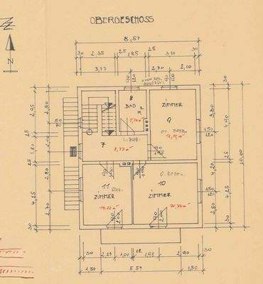 Grundriss Obergeschoss