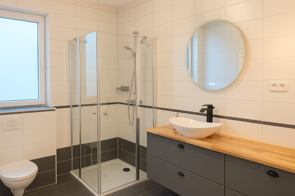 Badezimmer im Erdgeschoss