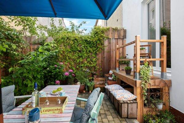 Erdgeschoss Innenhof in Süd/West-Lage