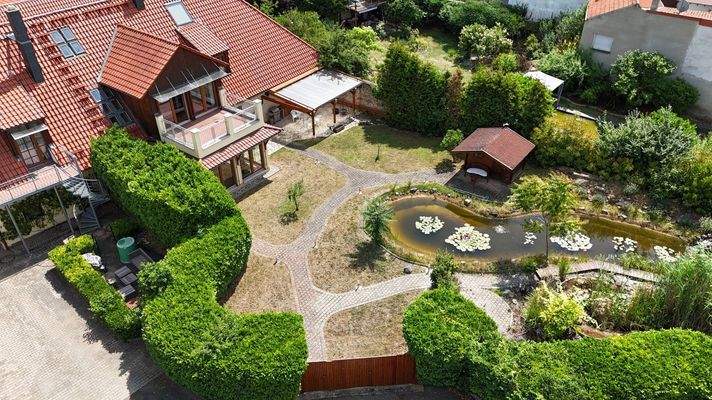 Gartenansicht Wohnhaus 