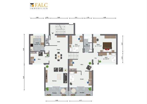 Grundriss Alternative 2