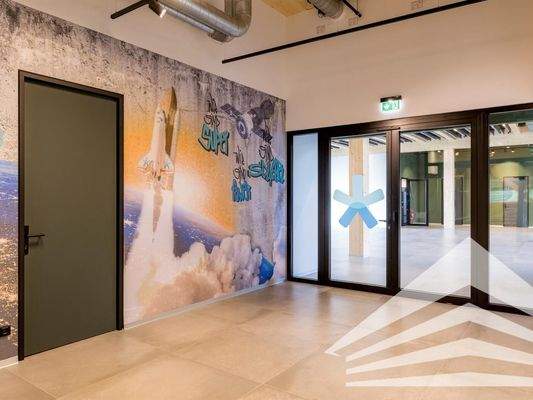 Empfang in der Mietfläche