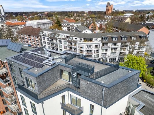 Großzügige Dachterrasse