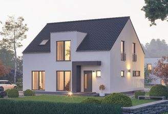 Straßenansicht Abendstimmung