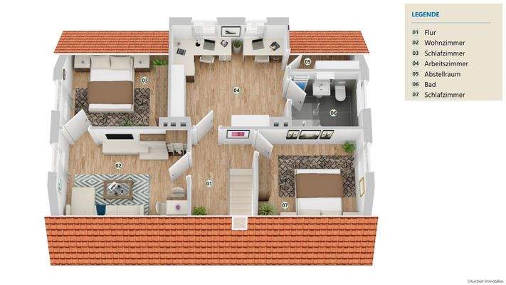 Haus 2 Grundriss Obergeschoss