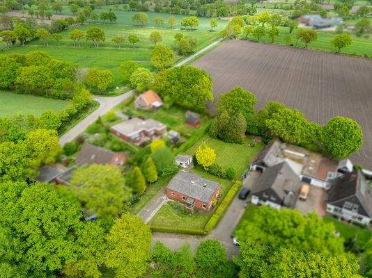 Blick auf das Grundstück