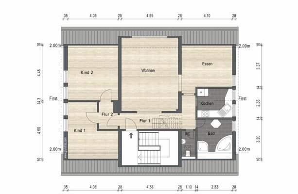 Grundriss Ebene 1