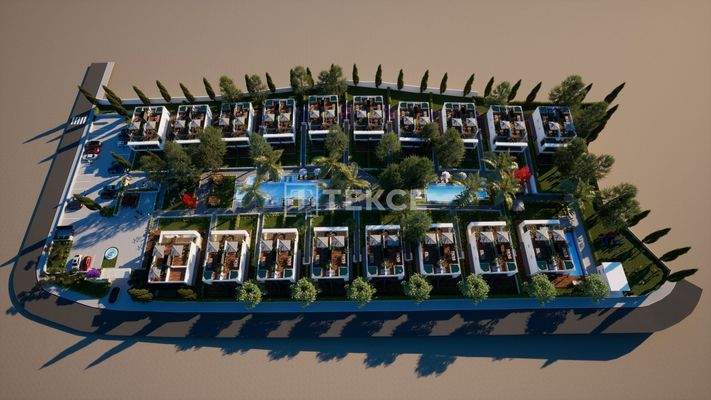 Villas with Sea Views in a Central Location in Lapta