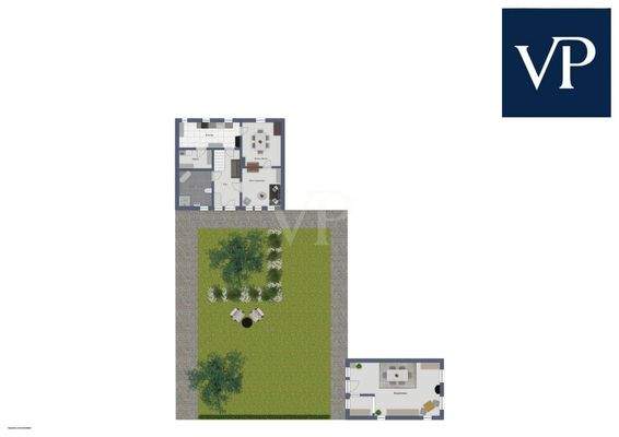 Grundriss EG mit Außenanlage