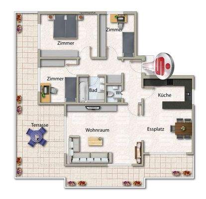 Grundriss bearbeitet