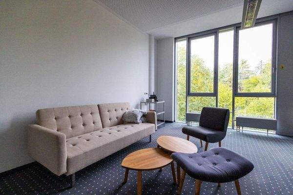 große Fensterfronten