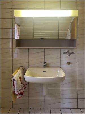 Badezimmer im Dachgeschoss